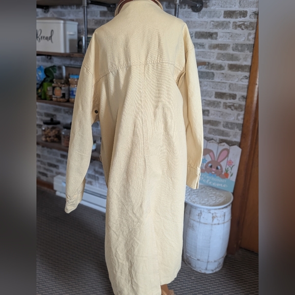 m julian adventures santa fe collection long yellow cotton duster - Picture 12 of 16